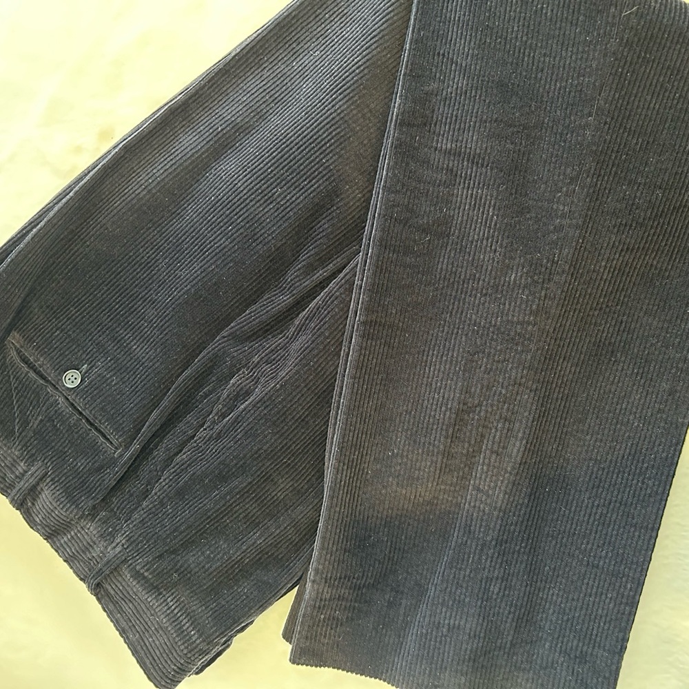 Men's Black Corduroy Pants